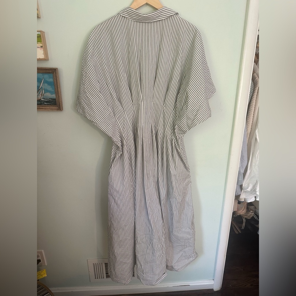 Anthropologie Exquise Tobie striped shirt dress - Picture 6 of 11